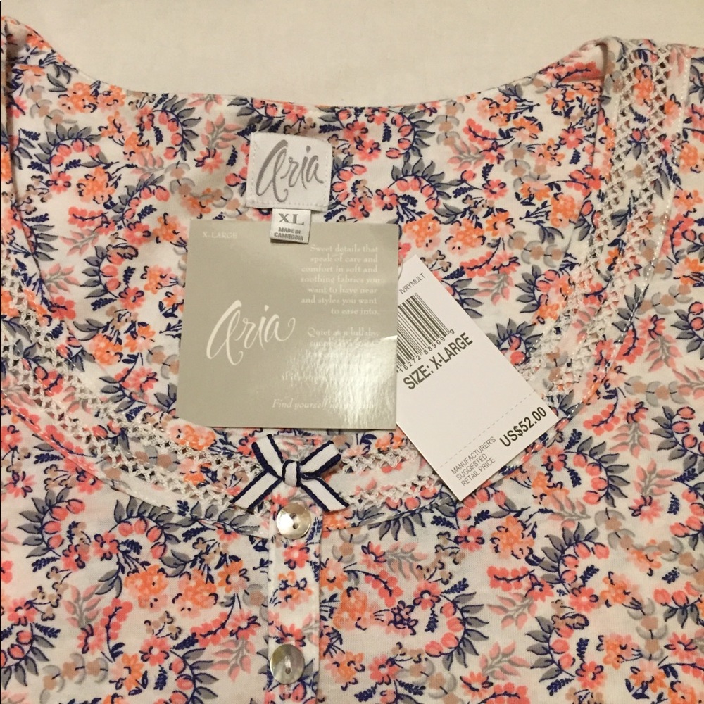 NWT Aria Nightgown XL